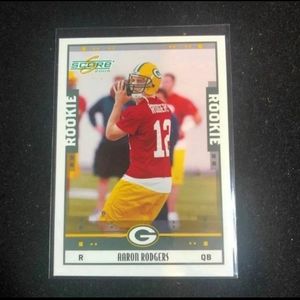 Aaron Rodgers Score Rookie Card